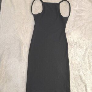 Women's skirt length shoulder strap one-piece jumper dress